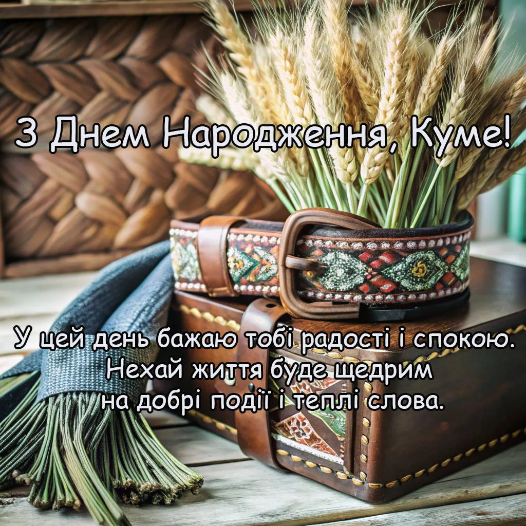 Картинка з днем народження куму